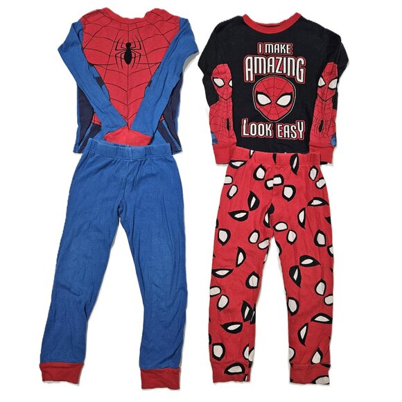 Marvel Spider-Man Pajamas Bundle (2 Sets) – Size 6 - Picture 1 of 8